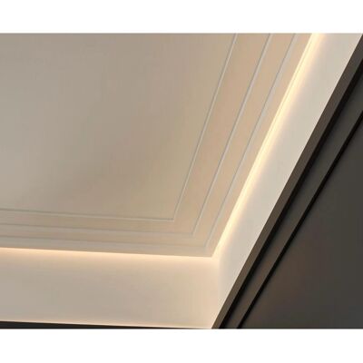Orac Decor C395 Modern Steps Cornice for Indirect Lighting - 2m Orac Decor C395 Modern Steps Cornice for Indirect Lighting - 2m