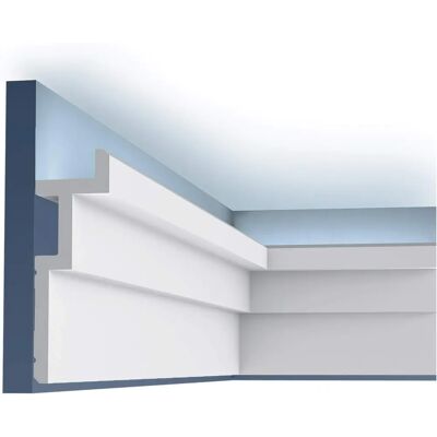 Cornice Moderna Orac Decor - 200cm, Bianca, Leggera, Stabile Cornice Moderna Orac Decor - 200cm, Bianca, Leggera, Stabile