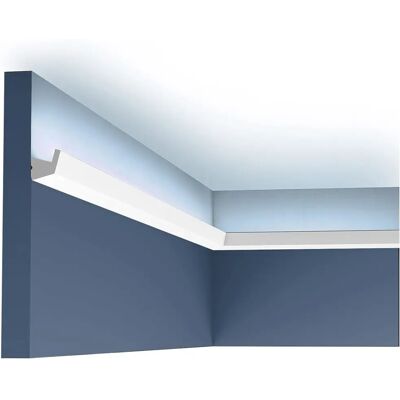 Orac Decor White AXXENT Cornice Moulding - 200cm Orac Decor White AXXENT Cornice Moulding - 200cm