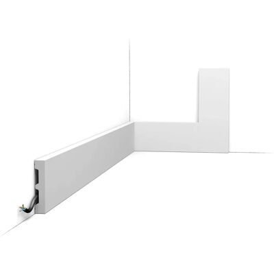 Orac Decor Axxent Square Multifunction Wall Base - 200cm Orac Decor Axxent Square Multifunction Wall Base - 200cm