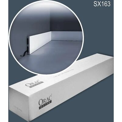 Orac Decor White Duropolymer Skirting Boards - Skirting Orac Decor White Duropolymer Skirting Boards - Skirting