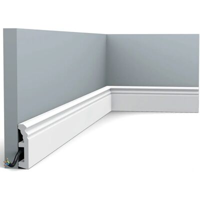 Orac Decor Luxxus Sx195 White Neoclassical Baseboard - Baseboard Orac Decor Luxxus Sx195 White Neoclassical Baseboard - Baseboard