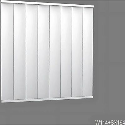 Orac Decor Modern 3D Wall Panel - White Orac Decor Modern 3D Wall Panel - White