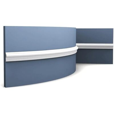 Orac Decor Flexible Moulding PX201F - 200cm White Orac Decor Flexible Moulding PX201F - 200cm White
