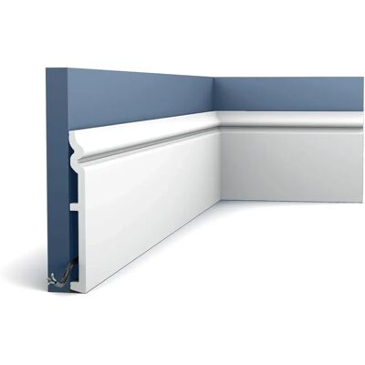 Orac Decor LUXXUS SX206 Battiscopa Bianco - Zócalo Orac Decor LUXXUS SX206 Battiscopa Bianco - Zócalo