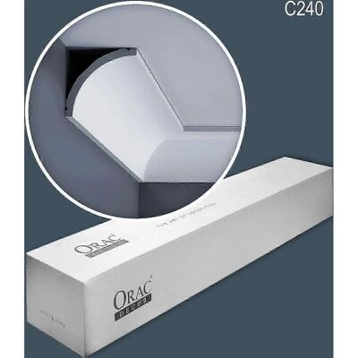 Orac Decor 18 x Eckleisten LUXXUS Purotouch weiß vorgrundiert - Crown Mouldings Orac Decor 18 x Eckleisten LUXXUS Purotouch weiß vorgrundiert - Crown Mouldings