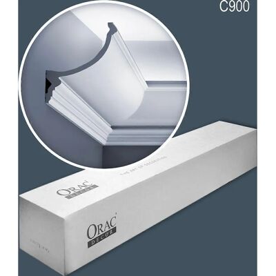 Orac Decor LUXXUS C900-box - 10 listelli di cornice per illuminazione indiretta Orac Decor LUXXUS C900-box - 10 listelli di cornice per illuminazione indiretta