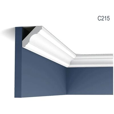 Orac Decor LUXXUS C215 Cornice moulding - Lightweight, sturdy, classic style Orac Decor LUXXUS C215 Cornice moulding - Lightweight, sturdy, classic style
