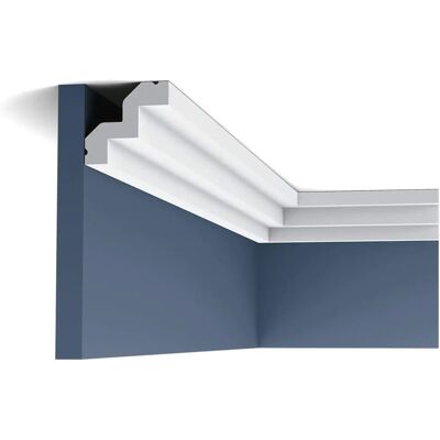 Orac Decor LUXXUS Cornice - bianco - moderno - 200cm Orac Decor LUXXUS Cornice - bianco - moderno - 200cm