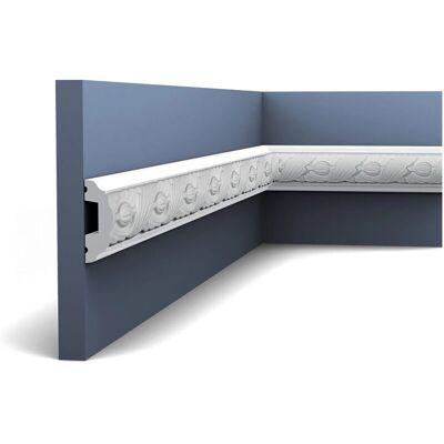 Orac Decor LUXXUS Panel moulding - Art Nouveau style, white, 200cm Orac Decor LUXXUS Panel moulding - Art Nouveau style, white, 200cm