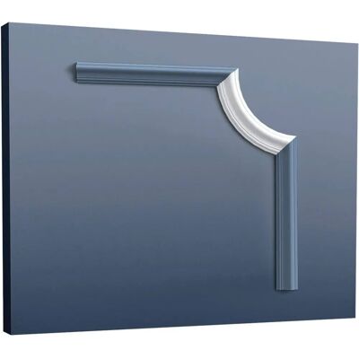 Orac Decor LUXXUS Corner Element - 19cm, White, Shockproof Orac Decor LUXXUS Corner Element - 19cm, White, Shockproof