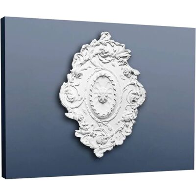 Orac LUXXUS R22 Rosetón Blanco - Decoración de Techo Art Nouveau Orac LUXXUS R22 Rosetón Blanco - Decoración de Techo Art Nouveau