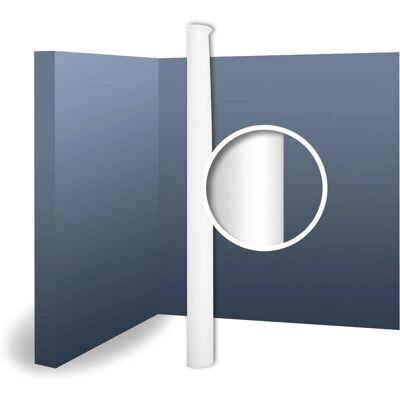 Orac Decor LUXXUS K1101 - Half Column Shaft - White - Classic Orac Decor LUXXUS K1101 - Half Column Shaft - White - Classic