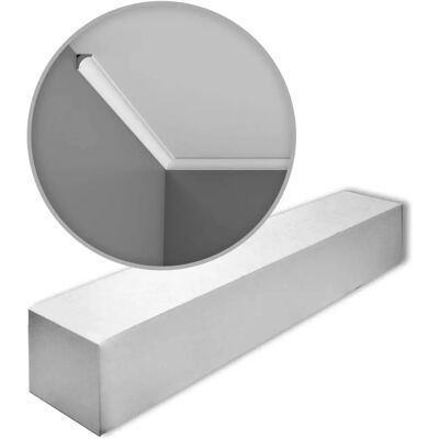 Orac Decor White Crown Mouldings AXXENT - Skirting - 50 pcs, 100 m Orac Decor White Crown Mouldings AXXENT - Skirting - 50 pcs, 100 m