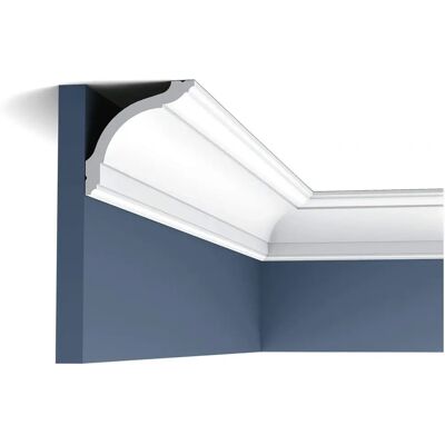 Orac Decor AXXENT Cornice moulding - White, 200cm, Shockproof Orac Decor AXXENT Cornice moulding - White, 200cm, Shockproof