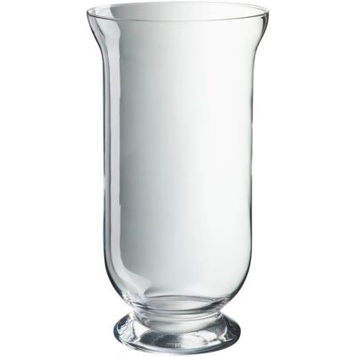 Support à bougie en cristal FH DECO Oman - 22x40cm - Verre élégant - Publicité Support à bougie en cristal FH DECO Oman - 22x40cm - Verre élégant - Publicité
