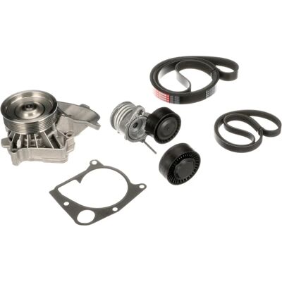 Kit de bomba de agua y correa Gates - Micro-V, BMW E87/E90/E91 Kit de bomba de agua y correa Gates - Micro-V, BMW E87/E90/E91