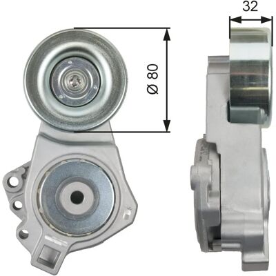 Gates T39098 Cureau de tension - Pulleys and Tensioners Gates T39098 Cureau de tension - Pulleys and Tensioners