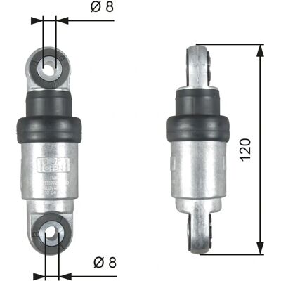 Gates T39215 Amortizor de vibrare - Curea V-rib Gates T39215 Amortizor de vibrare - Curea V-rib