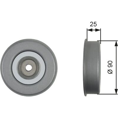 Hyundai Sonata 2-3 MD102451 Rola întinzător DriveAlign - Spannrolle, Keilrippenriemen Hyundai Sonata 2-3 MD102451 Rola întinzător DriveAlign - Spannrolle, Keilrippenriemen