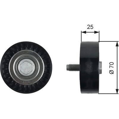 Ashika Drive Belt Tensioner Pulley - Drive Belt Tensioner Pulley Ashika Drive Belt Tensioner Pulley - Drive Belt Tensioner Pulley