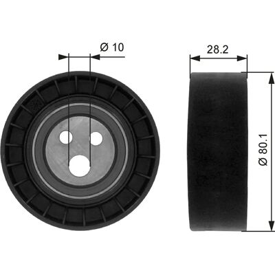 Gates V-ribbremspulle för Alfa Romeo 156 - DriveAlign Gates V-ribbremspulle för Alfa Romeo 156 - DriveAlign