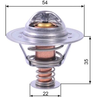 Θερμοστάτης Gates TH22689G1 - Θερμοκρασία 89°C - Σύστημα ψύξης αυτοκινήτου Θερμοστάτης Gates TH22689G1 - Θερμοκρασία 89°C - Σύστημα ψύξης αυτοκινήτου
