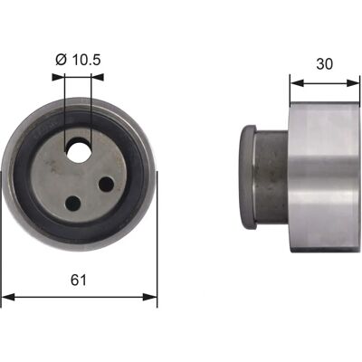 GATES T41118 Spannrolle und Keilriemen - Timing Pulley GATES T41118 Spannrolle und Keilriemen - Timing Pulley