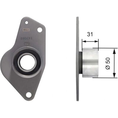Renault Timing Belt Tensioner - PowerGrip, 50mm, 27mm, 31mm Renault Timing Belt Tensioner - PowerGrip, 50mm, 27mm, 31mm