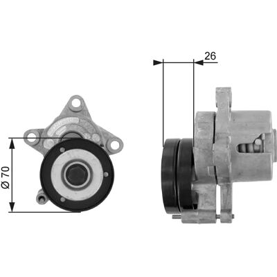 Kit tensionator Micro-V Gates T38283 Kit tensionator Micro-V Gates T38283