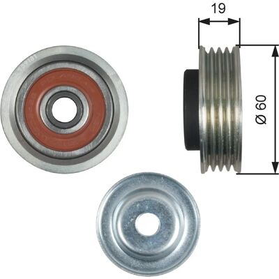 Gates T39181 - Τροχαλία τάσης, ιμάντας για Fiat Sedici Gates T39181 - Τροχαλία τάσης, ιμάντας για Fiat Sedici