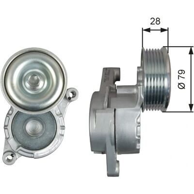 Gates Mazda 3 Tensionator Curea Distribuție - Tensionator Curea Distribuție Gates Mazda 3 Tensionator Curea Distribuție - Tensionator Curea Distribuție