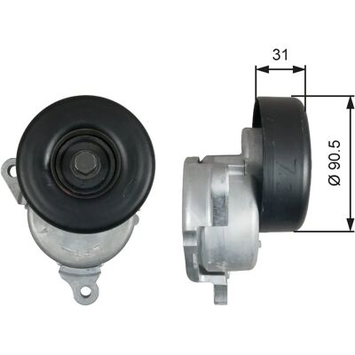 Ροδάκινα τάση ιμάντα χρονισμού Gates T38480 - Ford Mondeo Ροδάκινα τάση ιμάντα χρονισμού Gates T38480 - Ford Mondeo