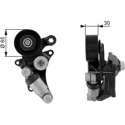 Rola tensionator Gates - Curea de distribuție - Clasa C/E Rola tensionator Gates - Curea de distribuție - Clasa C/E