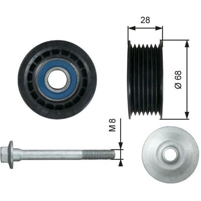 Gates 6282020019 V-belt pully - V-belt pully Gates 6282020019 V-belt pully - V-belt pully