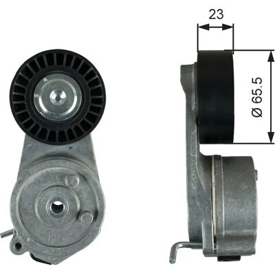 Gates T39346 DriveAlign roata întindere pentru Alfa Romeo Mito & Fiat 500 Gates T39346 DriveAlign roata întindere pentru Alfa Romeo Mito & Fiat 500