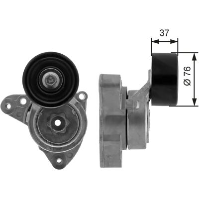 Gates Tensionator - Curea în V - T38278 Gates Tensionator - Curea în V - T38278