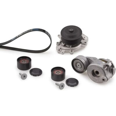 GATES Vattenpump + remssats micro-V - för Mercedes, Jeep, Chrysler GATES Vattenpump + remssats micro-V - för Mercedes, Jeep, Chrysler