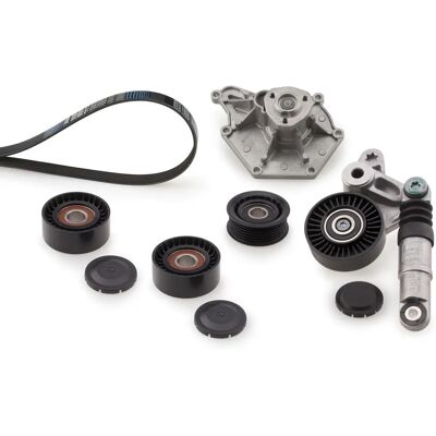 GATES Bomba de agua Modelo KP66PK2500 - Bomba de agua + Kit de correas GATES Bomba de agua Modelo KP66PK2500 - Bomba de agua + Kit de correas