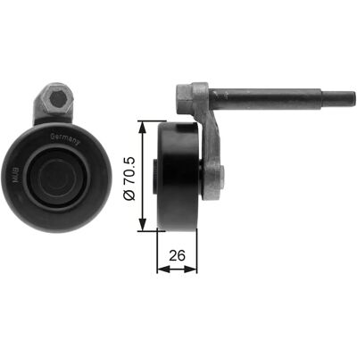 Kit Puleggia Tensione GATES T39000 - BMW 3/5 Serie Kit Puleggia Tensione GATES T39000 - BMW 3/5 Serie