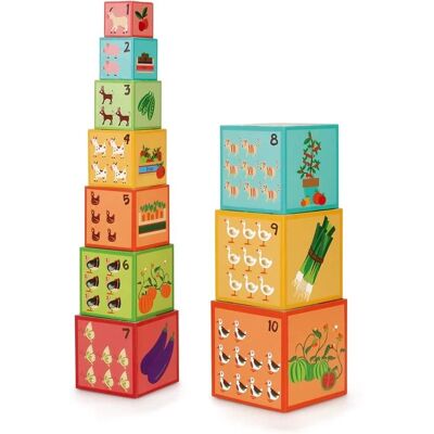 Scratch Pyramide Jumbo Farm - Blocs de Construction - Publicité Scratch Pyramide Jumbo Farm - Blocs de Construction - Publicité