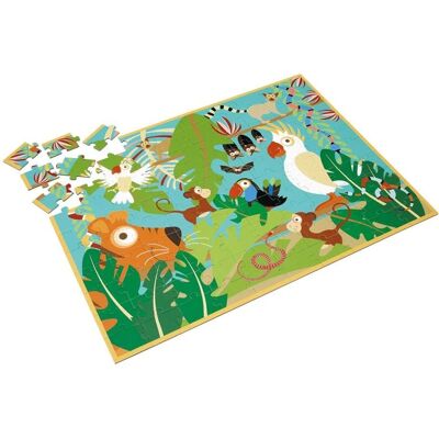 Scratch Puzzle Dschungel 100 Teile - Lernspiel Scratch Puzzle Dschungel 100 Teile - Lernspiel