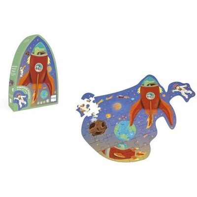 Astra Puzzle Kosmos - 60-elementowe Puzzle kształtowe Astra Puzzle Kosmos - 60-elementowe Puzzle kształtowe