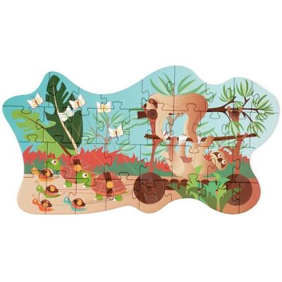Scratch Scratch, Faultier Kontur-Puzzle 35 Teile - Puzzle Scratch Scratch, Faultier Kontur-Puzzle 35 Teile - Puzzle