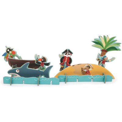 Puzzle Pirate Scratch 36 Pièces - Puzzle - Publicité Puzzle Pirate Scratch 36 Pièces - Puzzle - Publicité