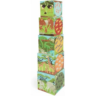 Scratch Jumbo Pyramide Savanne - Puzzle de Jouet - Publicité Scratch Jumbo Pyramide Savanne - Puzzle de Jouet - Publicité