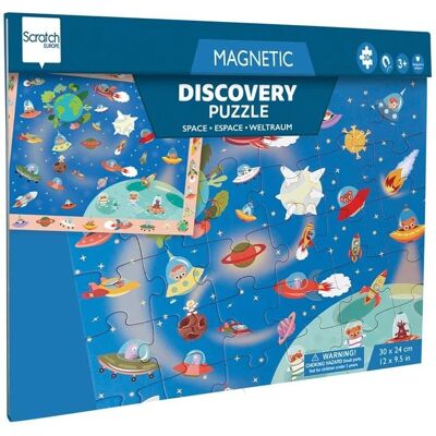 Puzzle magnétique espace grand - Scratch - Publicité Puzzle magnétique espace grand - Scratch - Publicité
