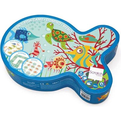 Zestaw Gier Dla Dzieci Scratch Europe - 3w1 Zestaw Gier Dla Dzieci Scratch Europe - 3w1