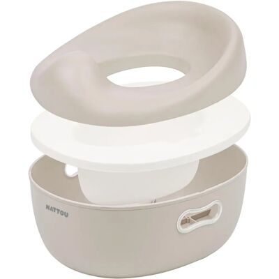 Nattou Potty 3-in-1 Beige - Potty Nattou Potty 3-in-1 Beige - Potty