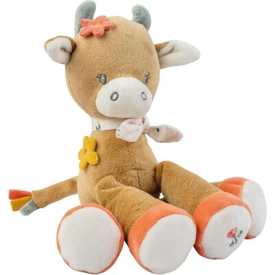 Nattou Mila Cow Plush Toy with Rattle - Baby Toy Nattou Mila Cow Plush Toy with Rattle - Baby Toy
